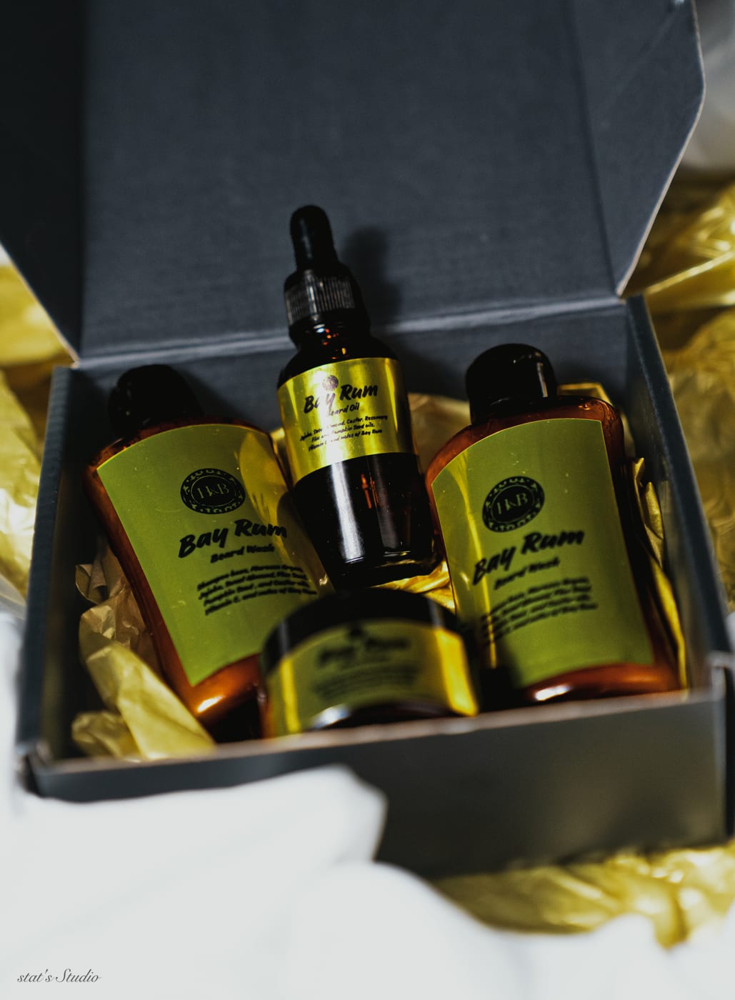 HEARD Bay Rum beard care gift set by Hubs & Babydoll